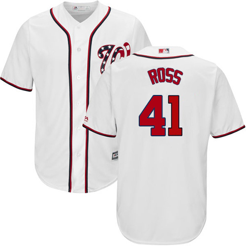 Nationals #41 Joe Ross White New Cool Base Stitched MLB Jersey