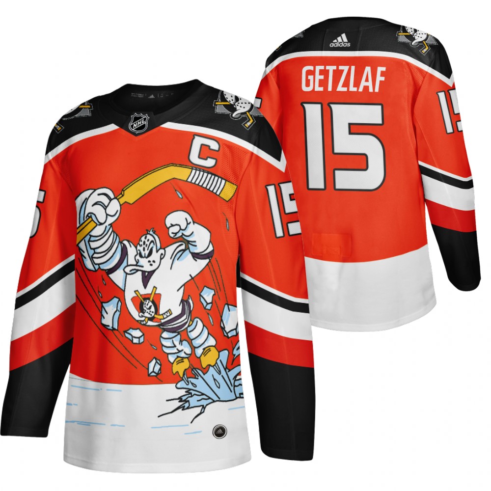 Anaheim Ducks #15 Ryan Getzlaf Red Men's Adidas 2020-21 Alternate Authentic Player NHL Jersey