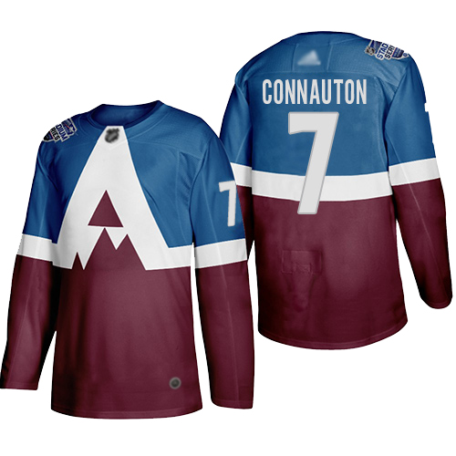 Adidas Colorado Avalanche #7 Kevin Connauton Men's 2020 Stadium Series Burgundy Stitched NHL Jersey