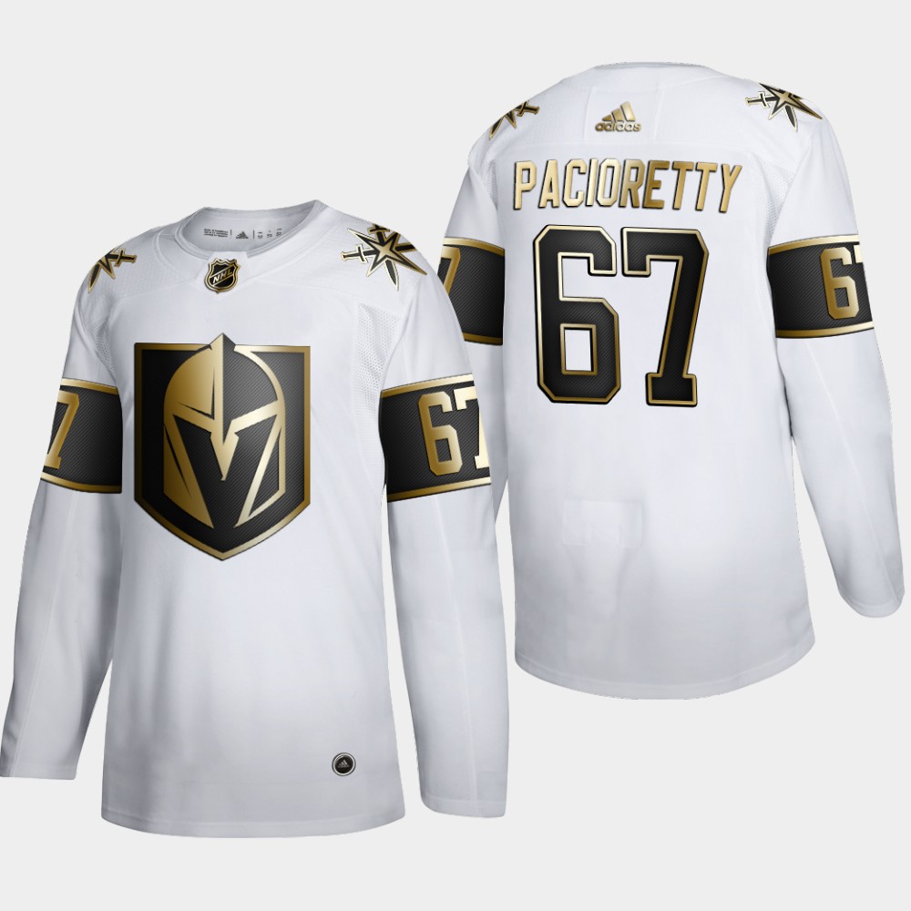 Vegas Golden Knights #67 Max Pacioretty Men's Adidas White Golden Edition Limited Stitched NHL Jersey?