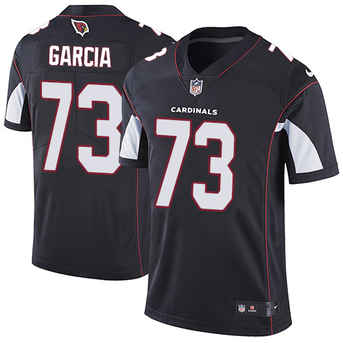 Nike Cardinals #73 Max Garcia Black Alternate Men's Stitched NFL Vapor Untouchable Limited Jersey
