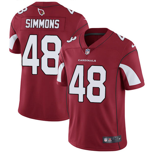 Nike Cardinals #48 Isaiah Simmons Red Team Color Men's Stitched NFL Vapor Untouchable Limited Jersey