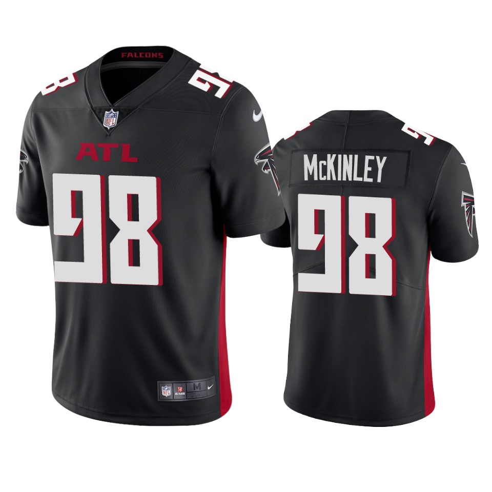 Atlanta Falcons #98 Takkarist Mckinley Men's Nike Black 2020 Vapor Untouchable Limited NFL Jersey