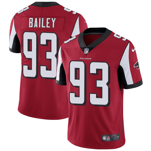Nike Falcons #93 Allen Bailey Red Team Color Men's Stitched NFL Vapor Untouchable Limited Jersey