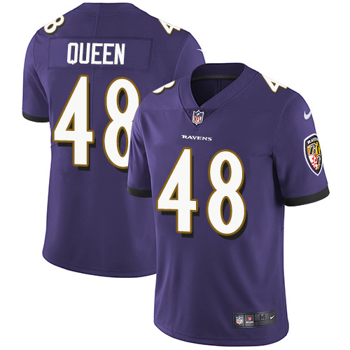 Nike Ravens #48 Patrick Queen Purple Team Color Men's Stitched NFL Vapor Untouchable Limited Jersey