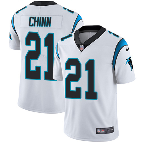 Nike Panthers #21 Jeremy Chinn White Men's Stitched NFL Vapor Untouchable Limited Jersey