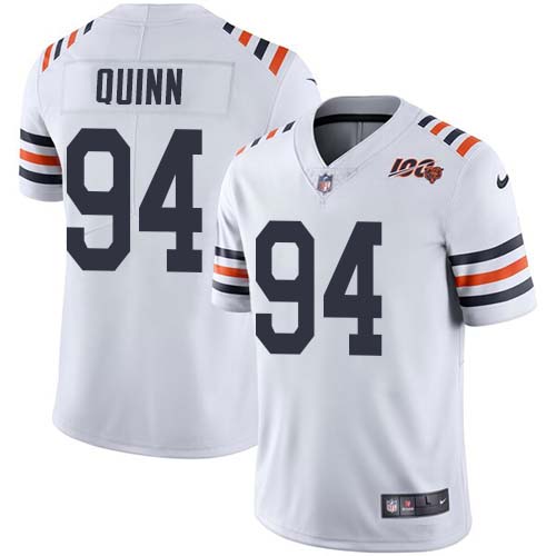 Nike Bears #94 Robert Quinn White Alternate Men's Stitched NFL Vapor Untouchable Limited 100th Season Jersey