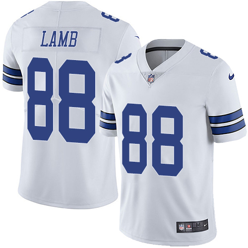 Nike Cowboys #88 CeeDee Lamb White Men's Stitched NFL Vapor Untouchable Limited Jersey