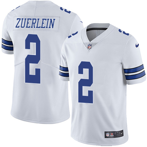 Nike Cowboys #2 Greg Zuerlein White Men's Stitched NFL Vapor Untouchable Limited Jersey