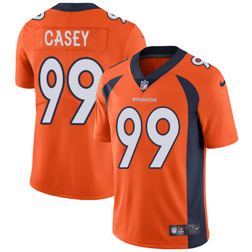 Nike Broncos #99 Jurrell Casey Orange Team Color Men's Stitched NFL Vapor Untouchable Limited Jersey