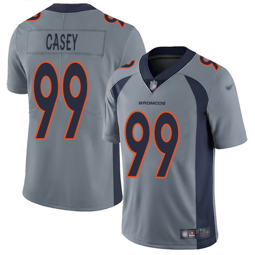 Nike Broncos #99 Jurrell Casey Gray Men's Stitched NFL Limited Inverted Legend Jersey