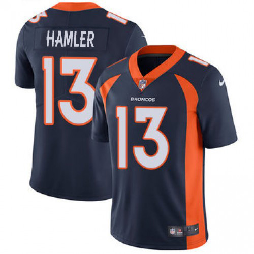 Nike Broncos #13 KJ Hamler Navy Blue Alternate Men's Stitched NFL Vapor Untouchable Limited Jersey