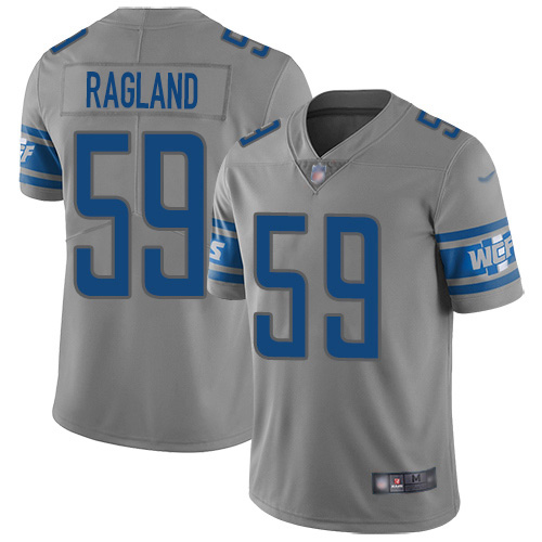 Nike Lions #59 Reggie Ragland Gray Men's Stitched NFL Limited Inverted Legend Jersey