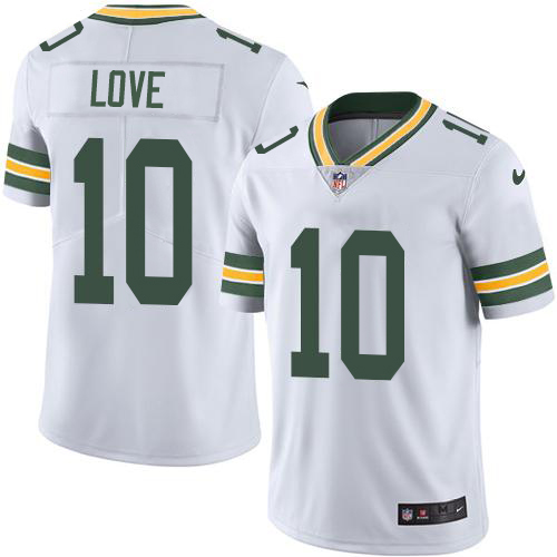 Nike Packers #10 Jordan Love White Men's Stitched NFL Vapor Untouchable Limited Jersey
