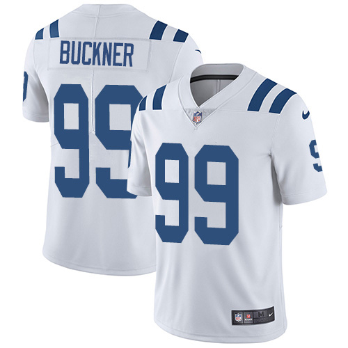Nike Colts #99 DeForest Buckner White Men's Stitched NFL Vapor Untouchable Limited Jersey