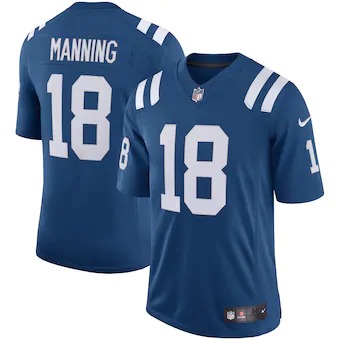 Indianapolis Colts #18 Peyton Manning Men's Nike Royal Retired Player Limited Jersey
