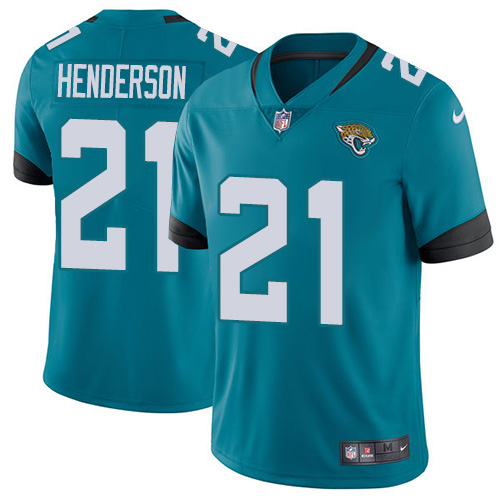 Nike Jaguars #21 C.J. Henderson Teal Green Alternate Men's Stitched NFL Vapor Untouchable Limited Jersey