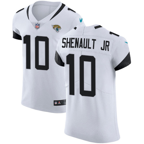 Nike Jaguars #10 Laviska Shenault Jr. White Men's Stitched NFL New Elite Jersey