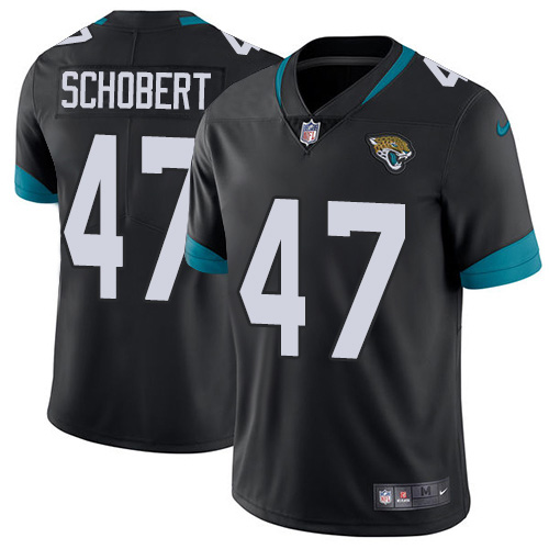 Nike Jaguars #47 Joe Schobert Black Team Color Men's Stitched NFL Vapor Untouchable Limited Jersey