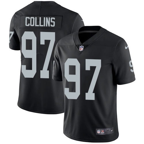 Nike Raiders #97 Maliek Collins Black Team Color Men's Stitched NFL Vapor Untouchable Limited Jersey