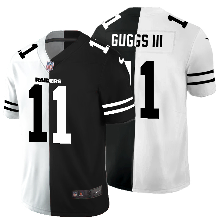 Las Vegas Raiders #11 Henry Ruggs III Men's Black V White Peace Split Nike Vapor Untouchable Limited NFL Jersey