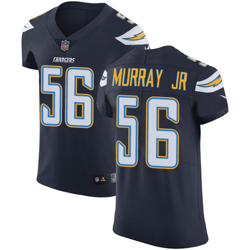 Nike Chargers #56 Kenneth Murray Jr Navy Blue Team Color Men's Stitched NFL Vapor Untouchable Elite Jersey