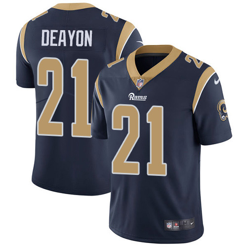 Nike Rams #21 Donte Deayon Navy Blue Team Color Men's Stitched NFL Vapor Untouchable Limited Jersey