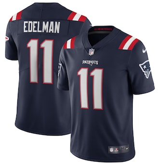 New England Patriots #11 Julian Edelman Men's Nike Navy 2020 Vapor Limited Jersey