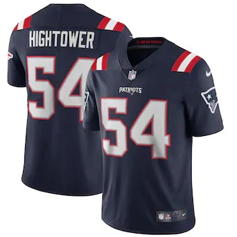 New England Patriots #54 Dont'a Hightower Men's Nike Navy 2020 Vapor Limited Jersey
