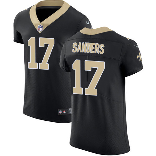 Nike Saints #17 Emmanuel Sanders Black Team Color Men's Stitched NFL Vapor Untouchable Elite Jersey