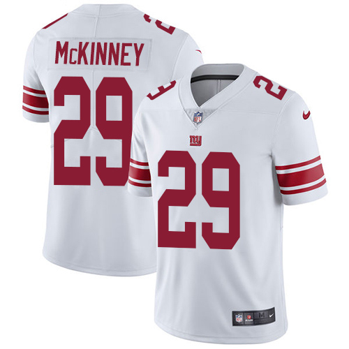 Nike Giants #29 Xavier McKinney White Men's Stitched NFL Vapor Untouchable Limited Jersey