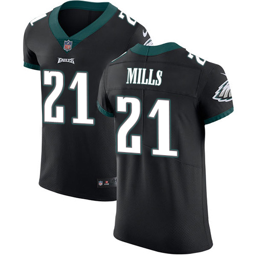 Nike Eagles #21 Jalen Mills Black Alternate Men's Stitched NFL New Elite Jersey