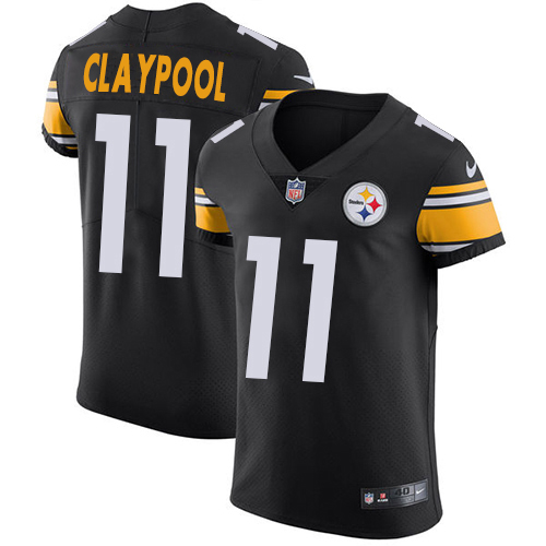 Nike Steelers #11 Chase Claypool Black Team Color Men's Stitched NFL Vapor Untouchable Elite Jersey