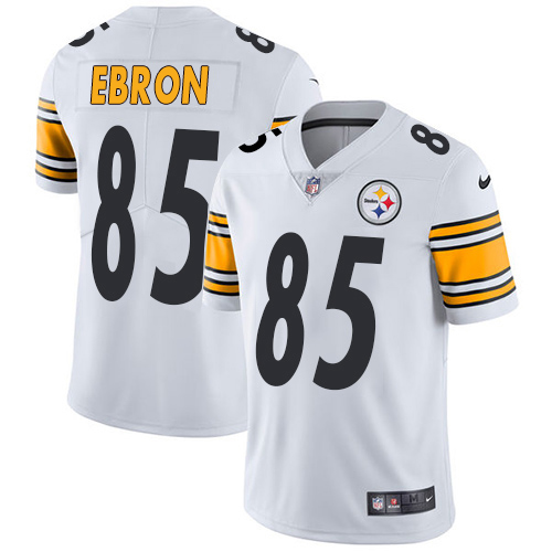 Nike Steelers #85 Eric Ebron White Men's Stitched NFL Vapor Untouchable Limited Jersey