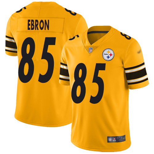 Nike Steelers #85 Eric Ebron Gold Men's Stitched NFL Limited Inverted Legend Jersey