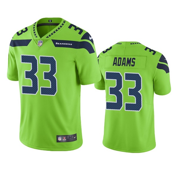 Seattle Seahawks #33 Jamal Adams Men's Nike Green Color Rush Limited Stitched NFL Jersey