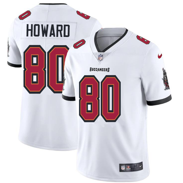 Tampa Bay Buccaneers #80 O.J. Howard Men's Nike White Vapor Limited Jersey