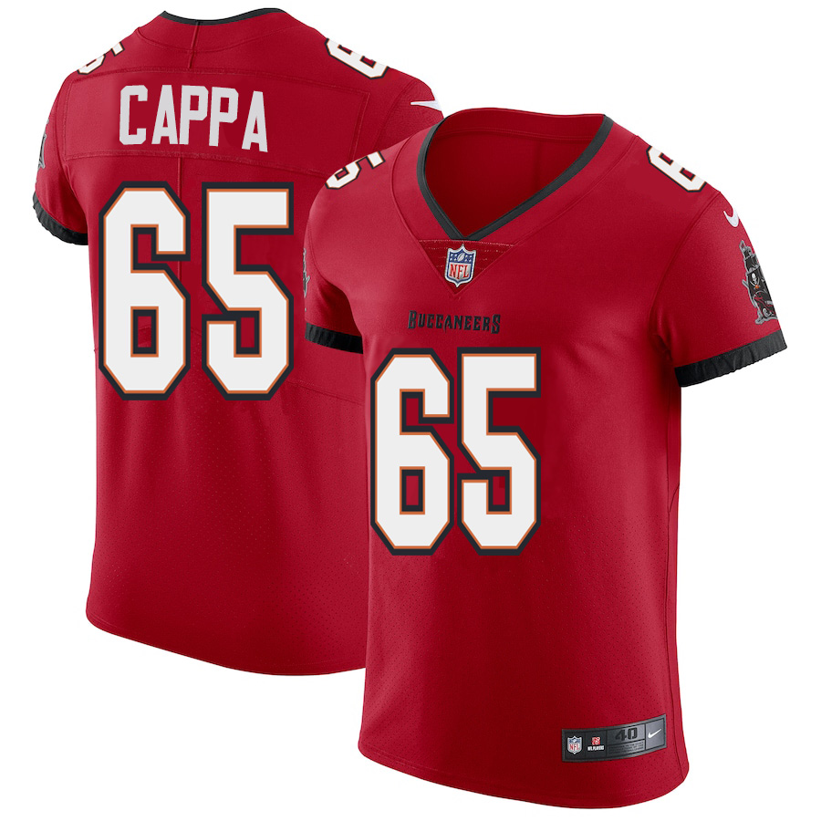 Tampa Bay Buccaneers #65 Alex Cappa Men's Nike Red Vapor Elite Jersey