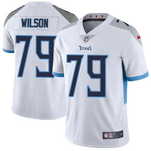Nike Titans #79 Isaiah Wilson White Men's Stitched NFL Vapor Untouchable Limited Jersey