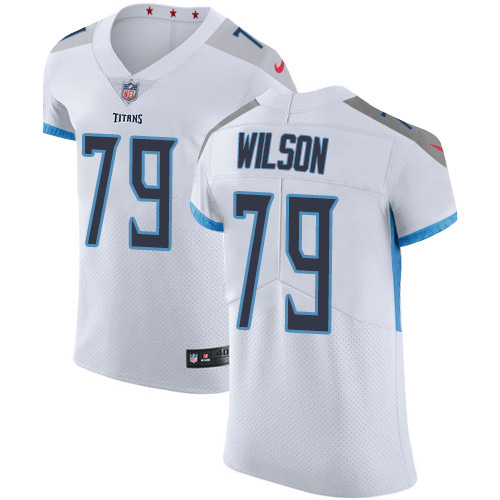 Nike Titans #79 Isaiah Wilson White Men's Stitched NFL New Elite Jersey
