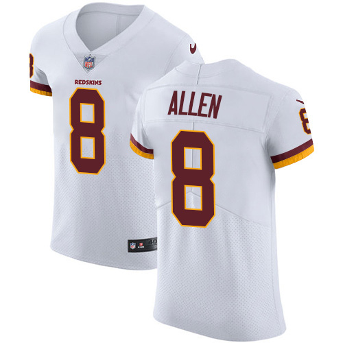 Nike Redskins #8 Kyle Allen White Men's Stitched NFL New Elite Jersey