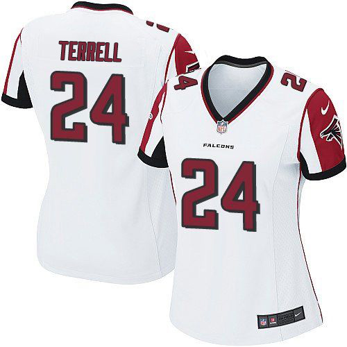 Nike Falcons #24 A.J. Terrell White Women's Stitched NFL New Elite Jersey