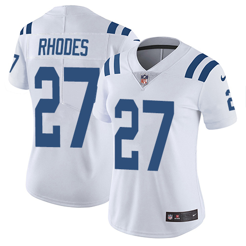 Nike Colts #27 Xavier Rhodes White Women's Stitched NFL Vapor Untouchable Limited Jersey
