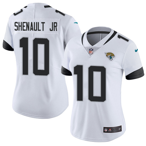 Nike Jaguars #10 Laviska Shenault Jr. White Women's Stitched NFL Vapor Untouchable Limited Jersey
