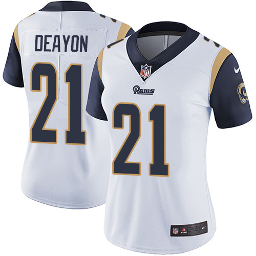 Nike Rams #21 Donte Deayon White Women's Stitched NFL Vapor Untouchable Limited Jersey