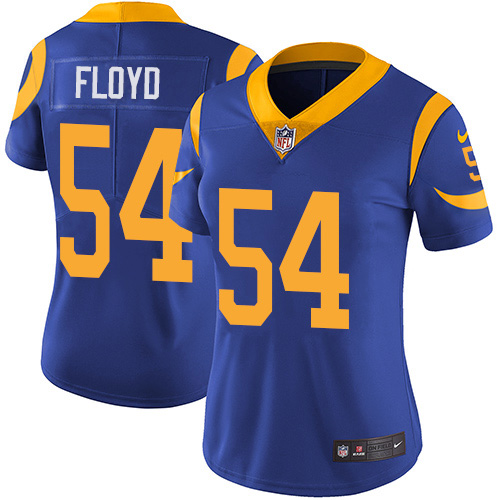 Nike Rams #54 Leonard Floyd Royal Blue Alternate Women's Stitched NFL Vapor Untouchable Limited Jersey