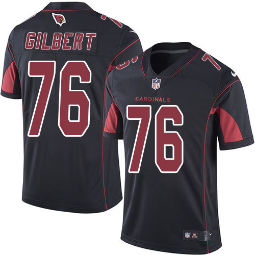 Nike Cardinals #76 Marcus Gilbert Black Youth Stitched NFL Limited Rush Jersey