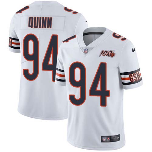 Nike Bears #94 Robert Quinn White Youth Stitched NFL 100th Season Vapor Untouchable Limited Jersey