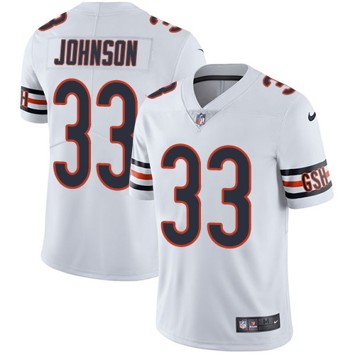Nike Bears #33 Jaylon Johnson White Youth Stitched NFL Vapor Untouchable Limited Jersey