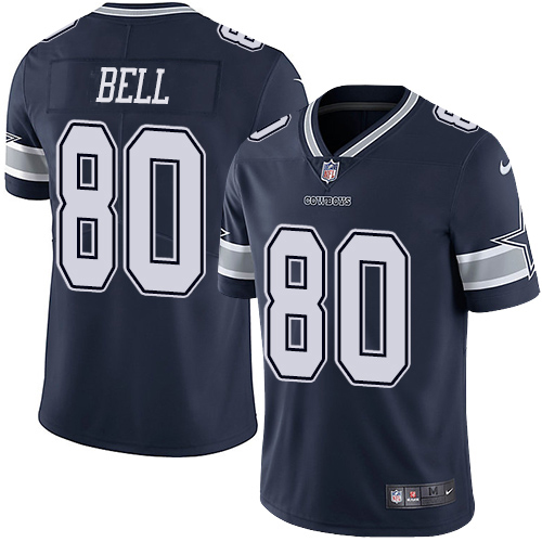 Nike Cowboys #80 Blake Bell Navy Blue Team Color Youth Stitched NFL Vapor Untouchable Limited Jersey
